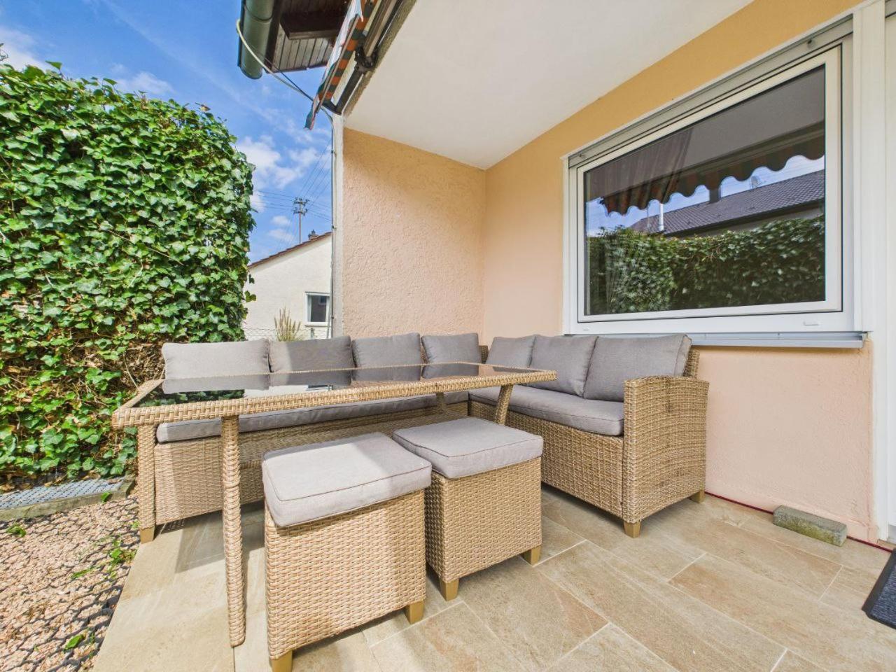 Ferienwohnung Naehe Legoland Mit Grossem Garten Und Terrasse Sontheim an der Brenz Exterior foto